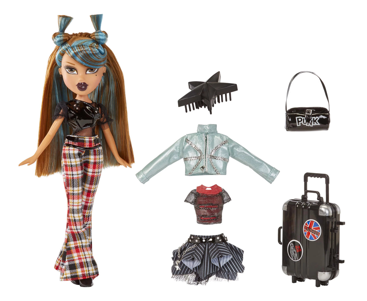 Fashion Doll with 2 Outfits and Suitcase R430918