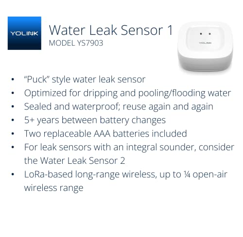 Smart Home Starter Kit: Hub & Water Leak Sensor 4-Pack W408