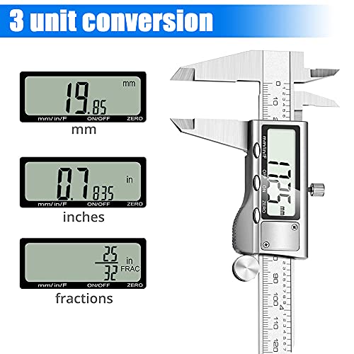 Stainless Steel Digital Caliper 6 Inch I3666