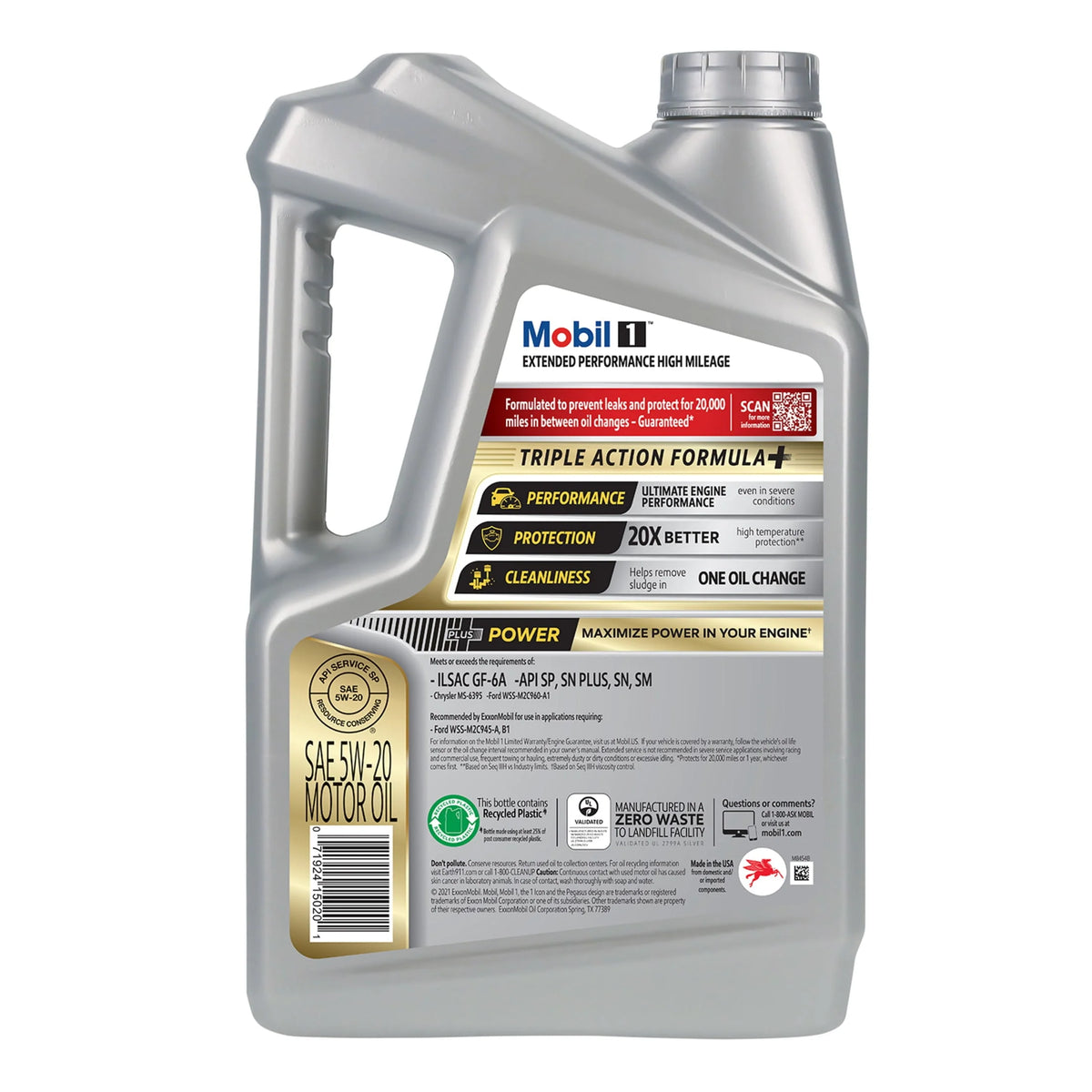 5 Quart Full Synthetic 5W-20 Motor Oil V6210