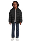 Boys Packable Puffer Jacket with Hood G2555