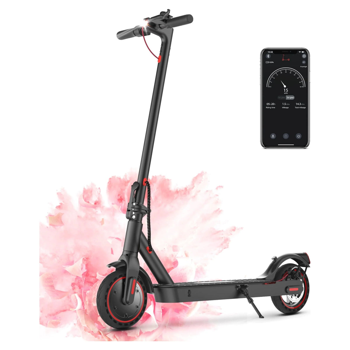 350W Foldable Electric Scooter with Double Braking System M84052