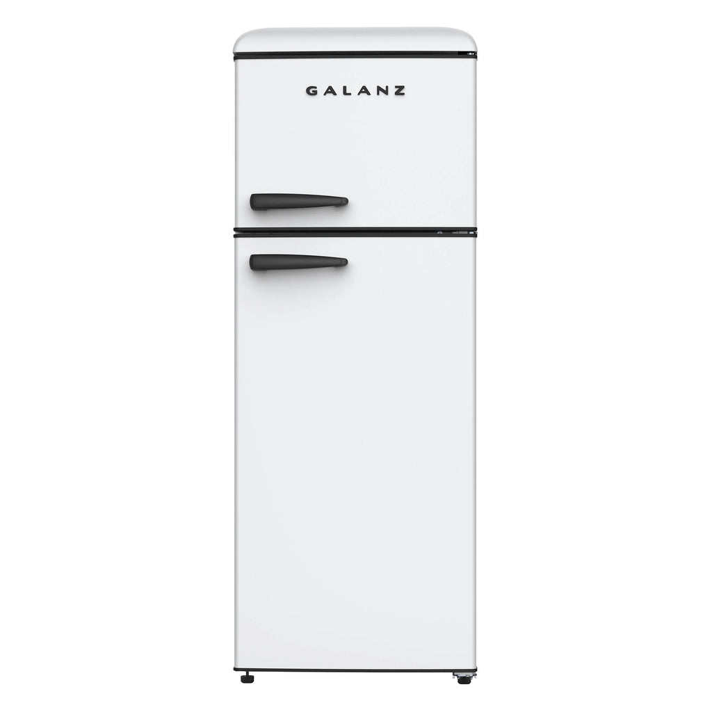 White 7.6 Cu Ft Retro Top Mount Refrigerator W5311