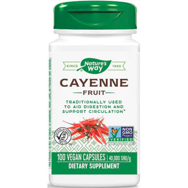 Cayenne Pepper 450mg 100 Capsules A349