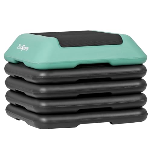16" x 16" Adjustable Aerobic Stepper Platform with 4 Risers V27924