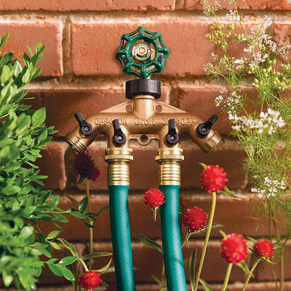 Brass Hose Faucet Manifold Q70350