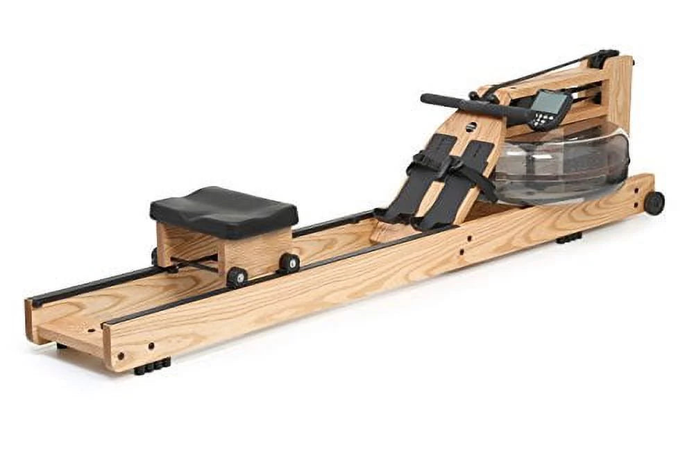 Natural Ash Wood Rowing Machine with S4 Monitor R10444