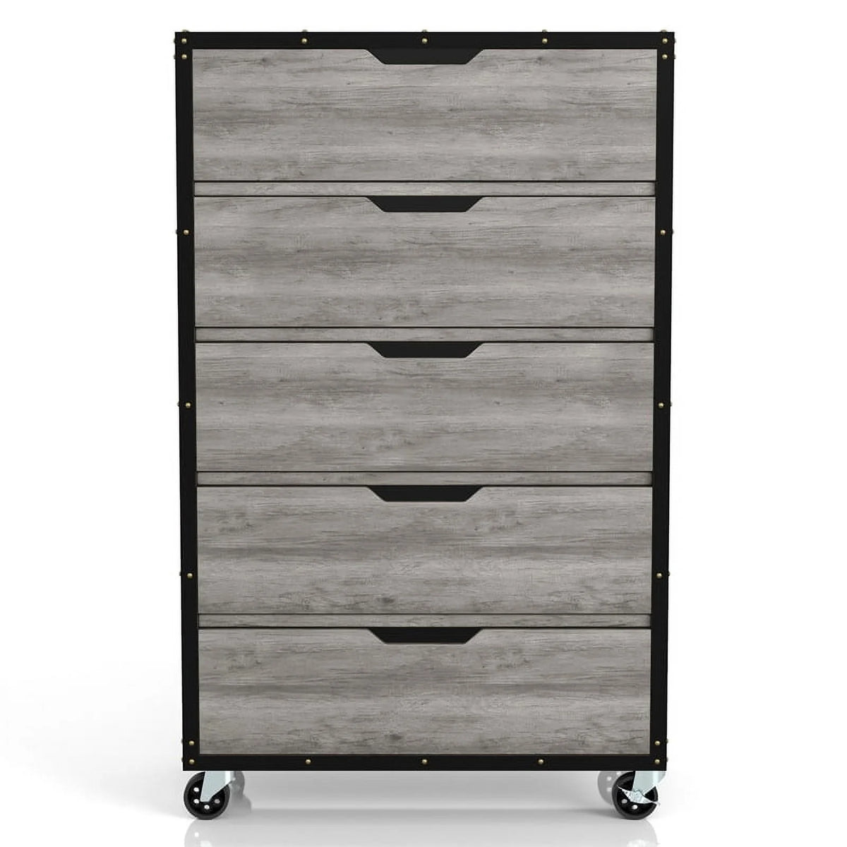 Wood 5-Drawer Dresser O332