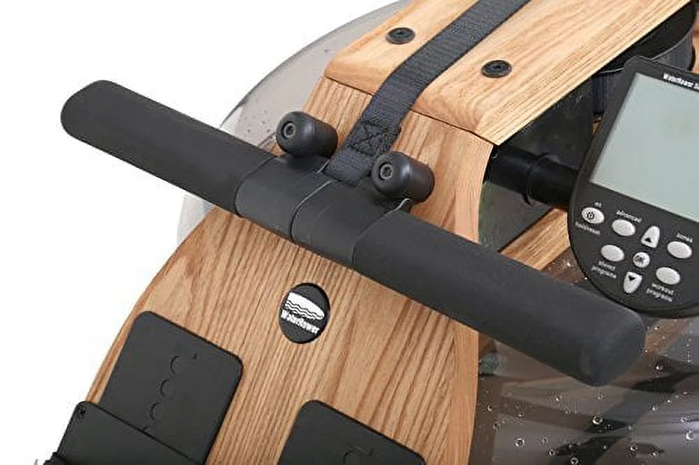 Natural Ash Wood Rowing Machine with S4 Monitor R10444