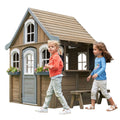 Wooden Outdoor Playhouse with Kitchen Y9765