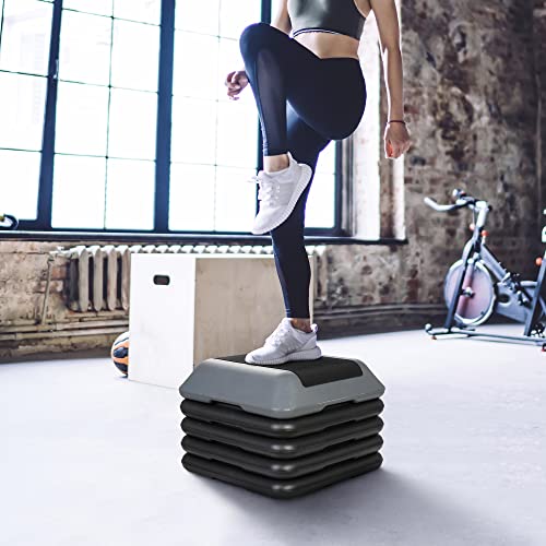 16" x 16" Adjustable Aerobic Stepper Platform with 4 Risers V27924