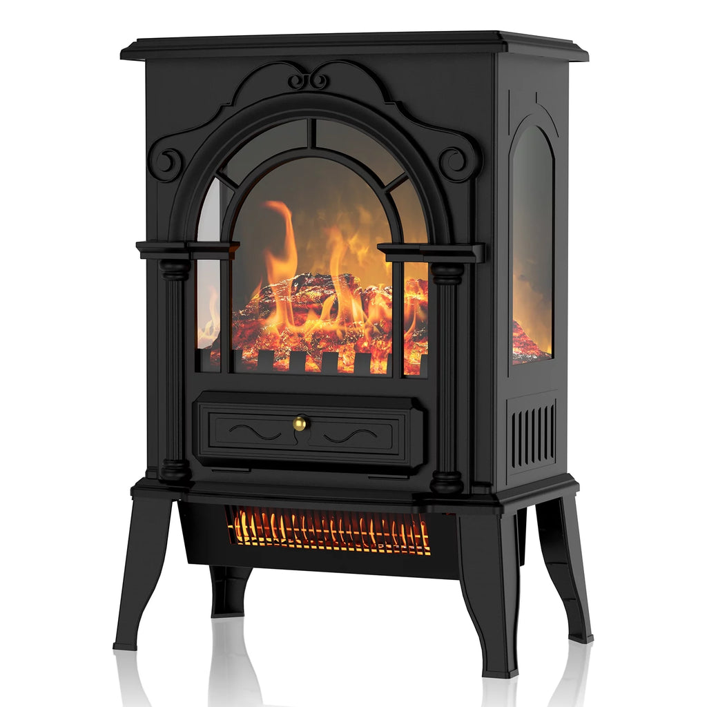 16" Infrared Electric Fireplace Heater M56019