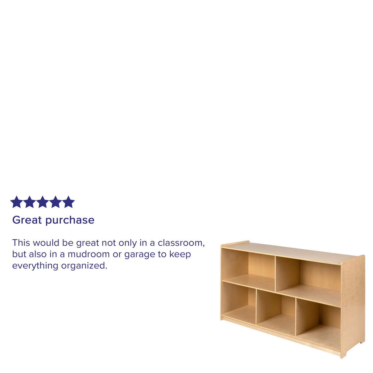 Wooden 5 Section Storage Cabinet H290