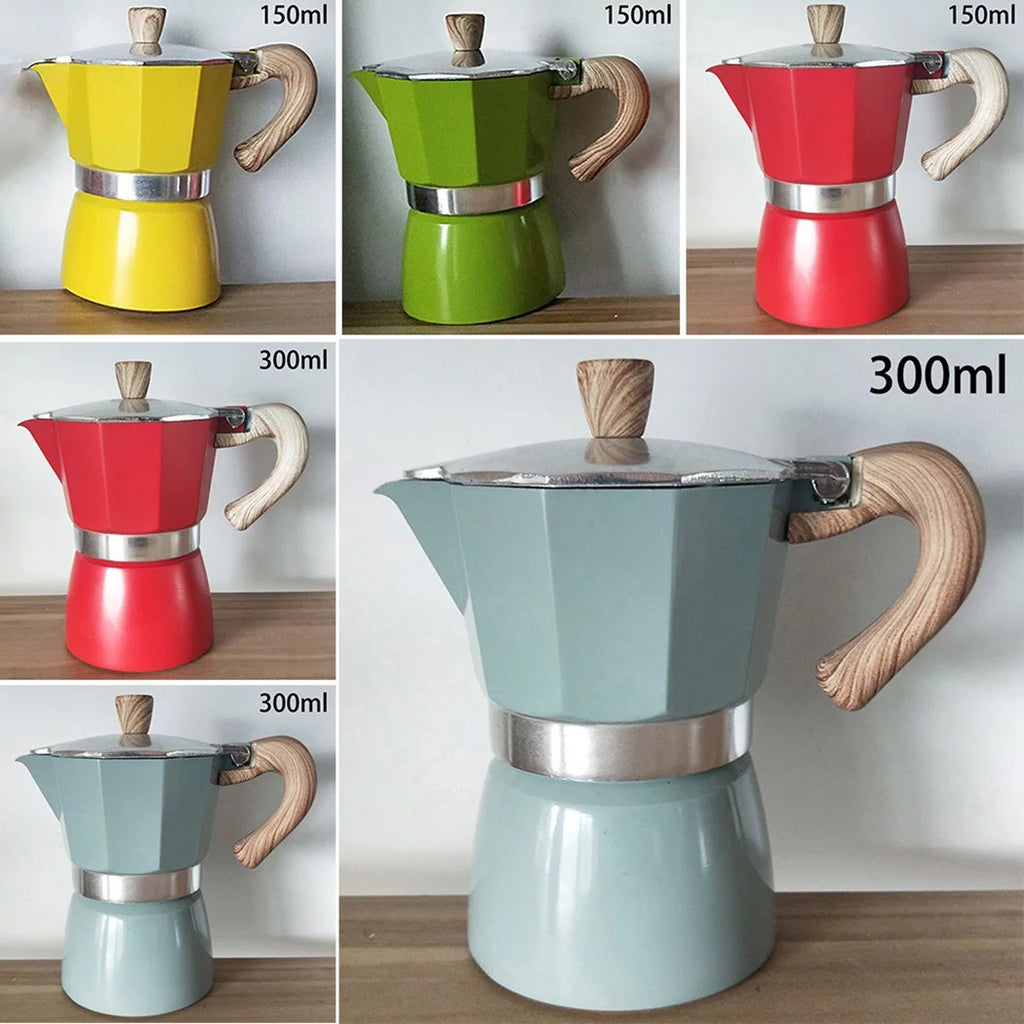 Aluminum Italian Moka Espresso Coffee Maker 300ml O41477