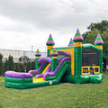 Inflatable Bounce House with Dual Water Slides and Pool H70157