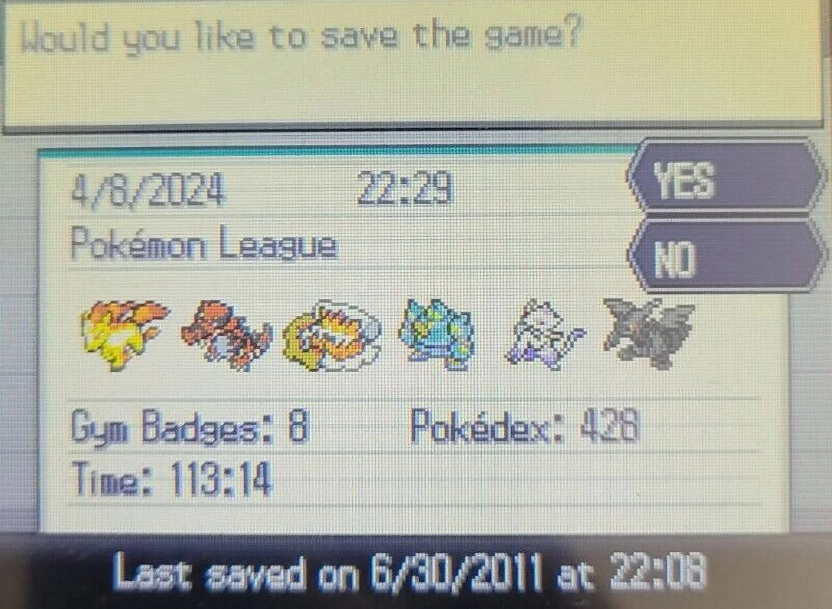 Pokémon White Nintendo DS Video Game Q593