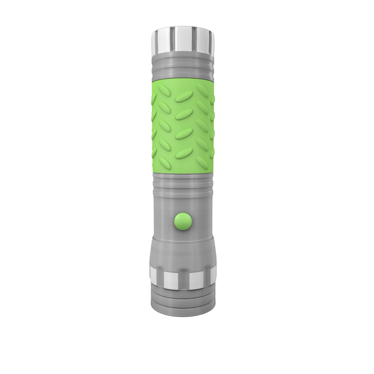 Mini LED Flashlight with Glow in the Dark Rubber Grip T860951