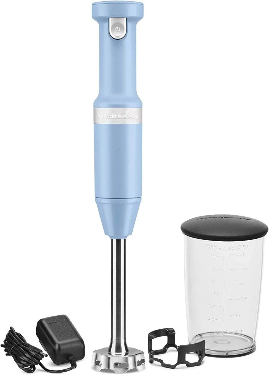 Blue Velvet Cordless Hand Mixer, Hand Blender & Food Chopper E31018