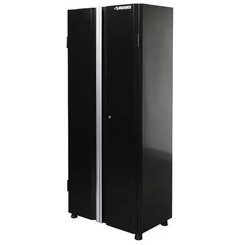 24-Gauge Steel Freestanding Garage Cabinet in Black A940480