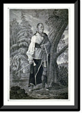 Framed Print Portrait of Mohawk Chief L42808