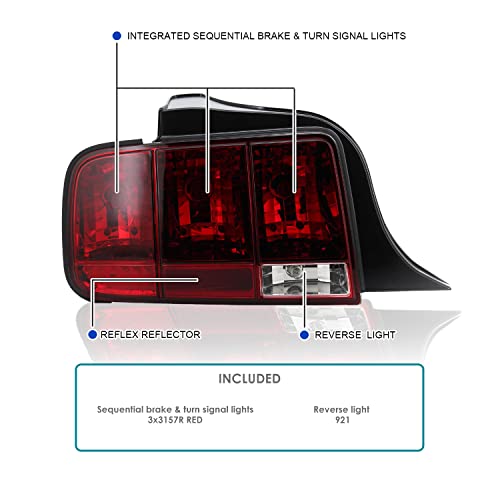 Smoke Sequential Tail Lights M823