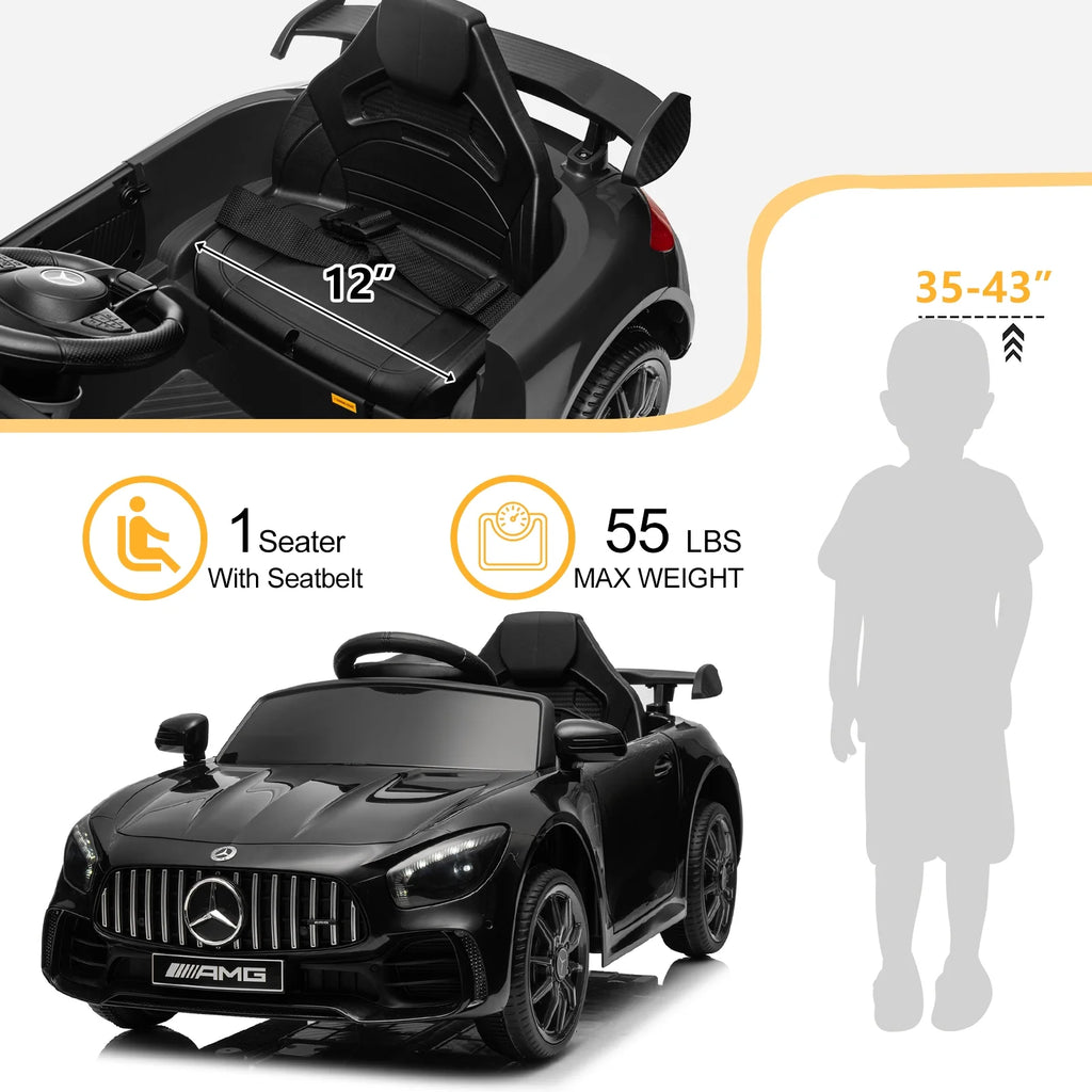 12V Electric Ride on Car with MP3 Bluetooth Red Y6810