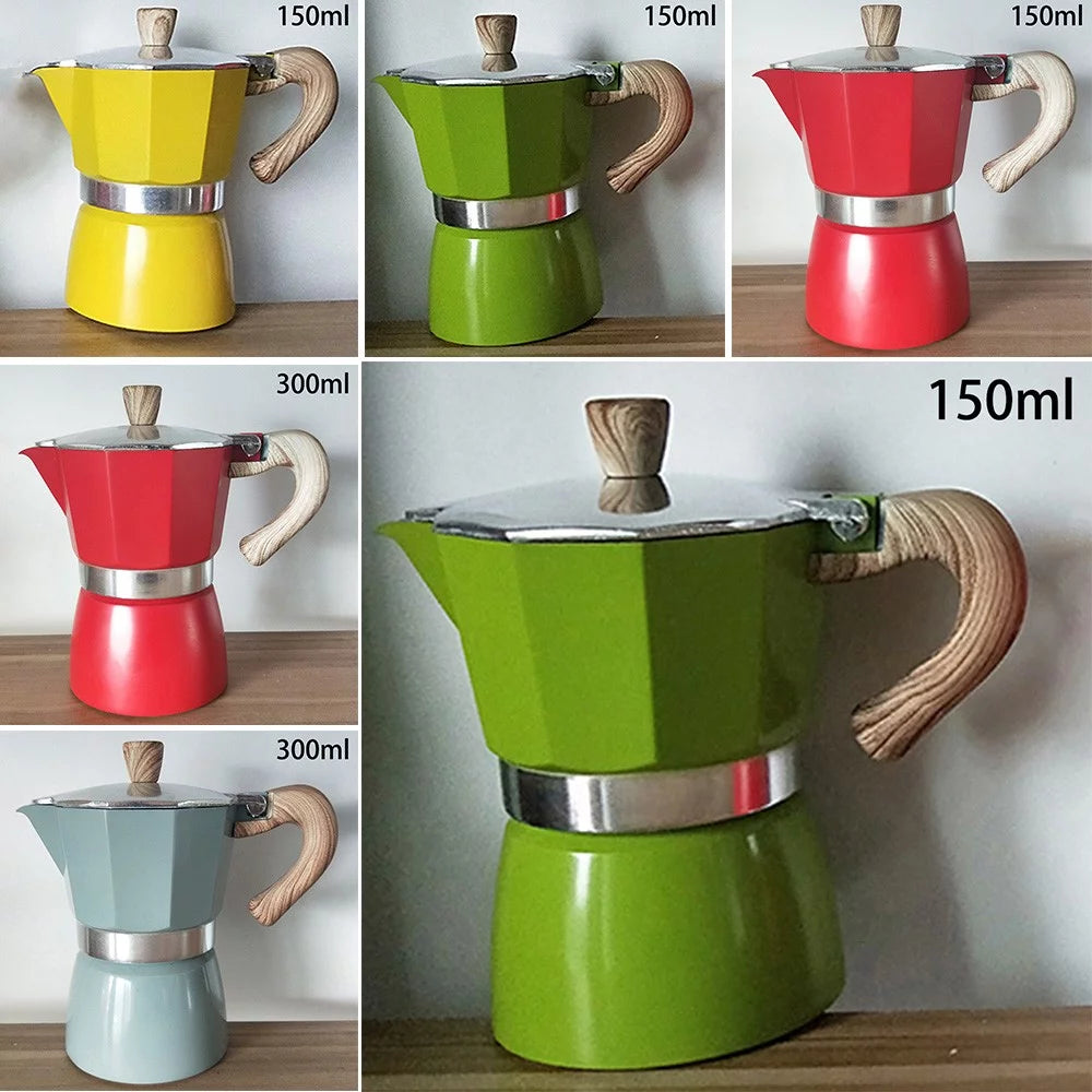 Aluminum Italian Moka Espresso Coffee Maker 300ml O41477
