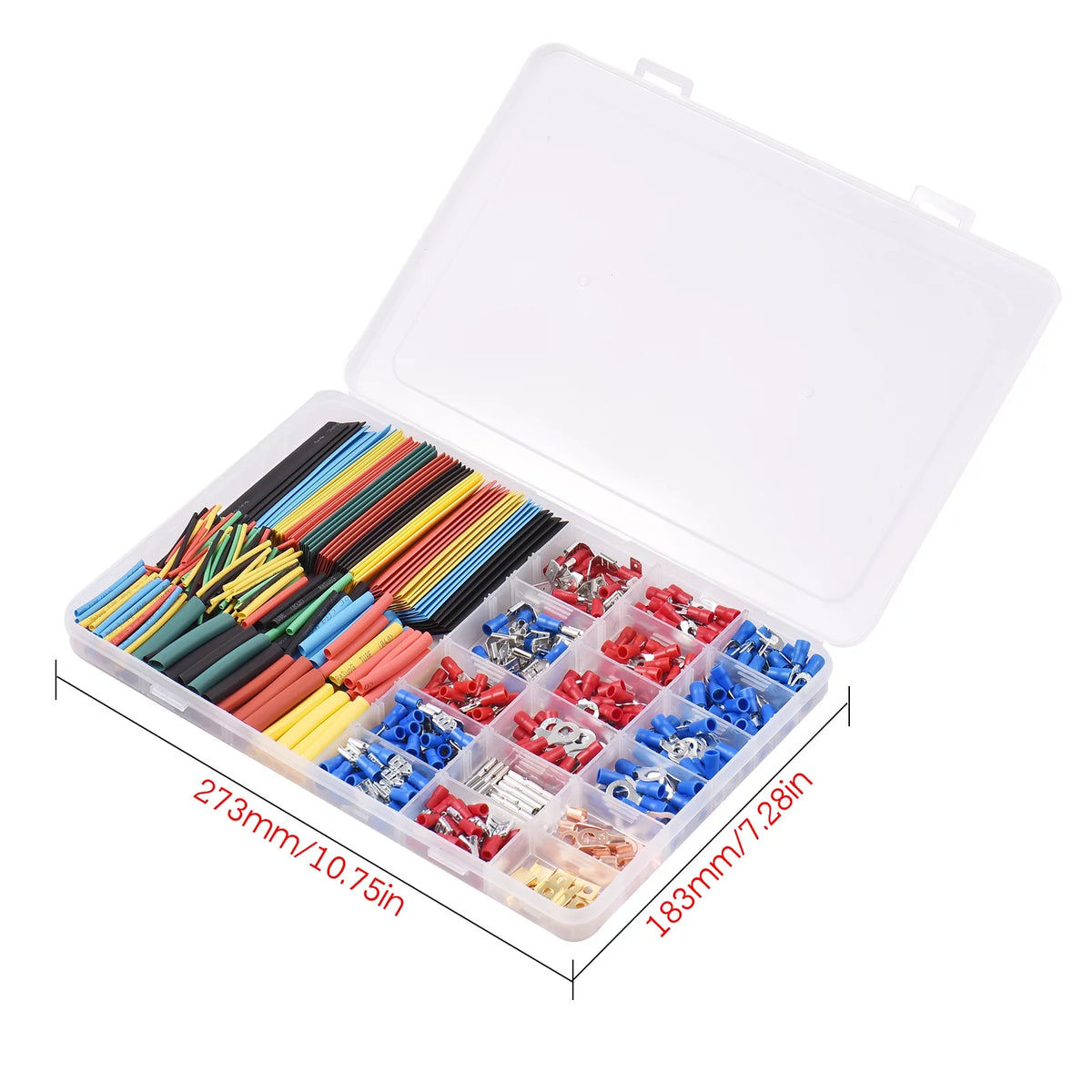 678PCS Terminals & Heat-shrink Tube Kit W285