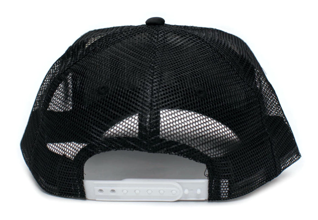Black/White Truckers Cap Hat E8230