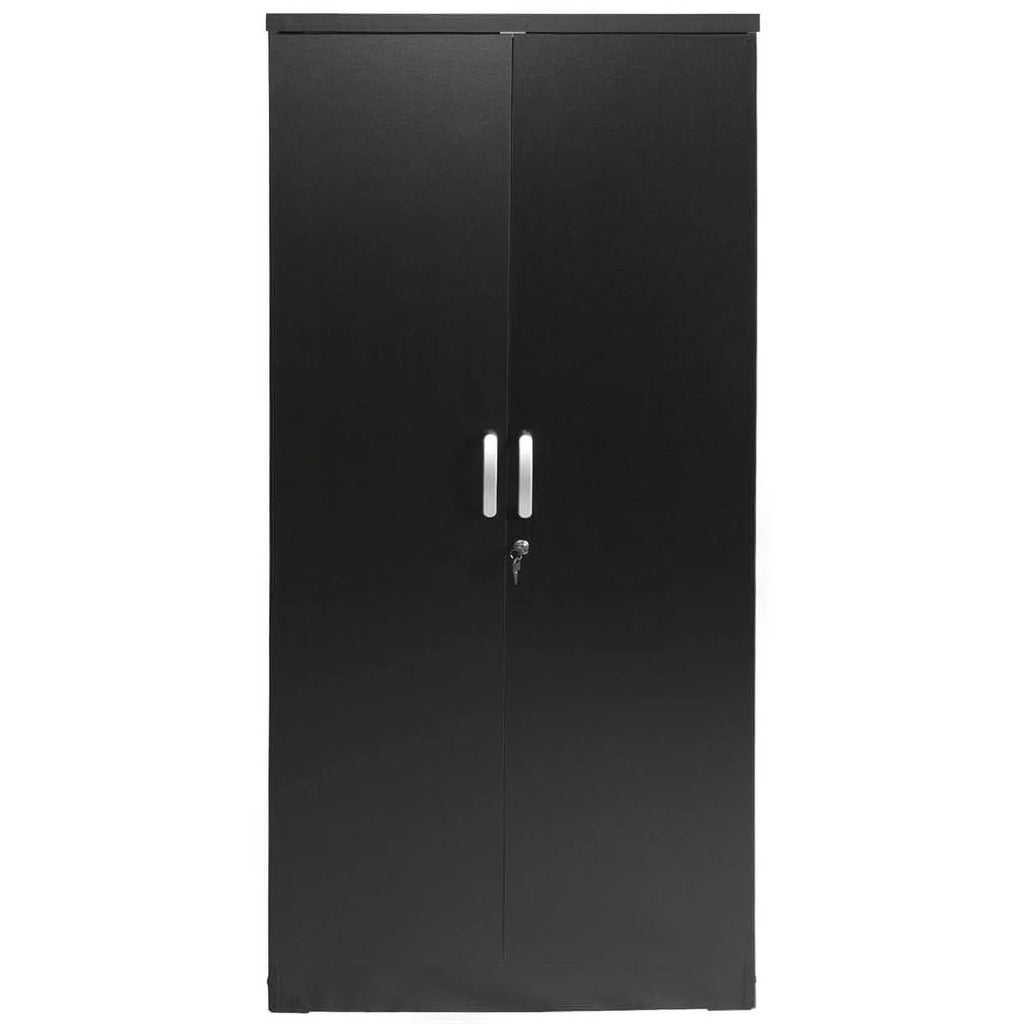 3-Piece Full Bed Armoire Wardrobe Cabinet and Nightstand L198