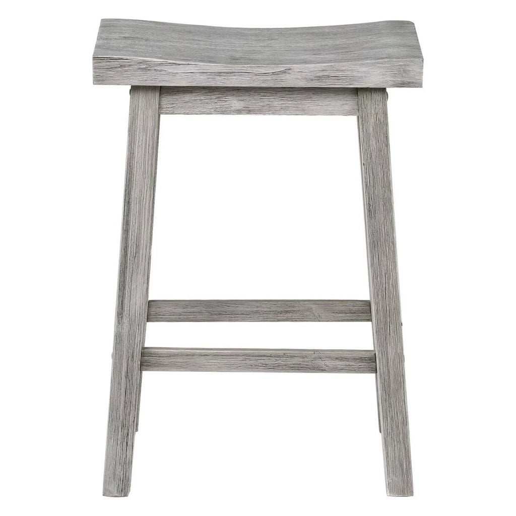 Gray Wooden Counter Stool Q5751