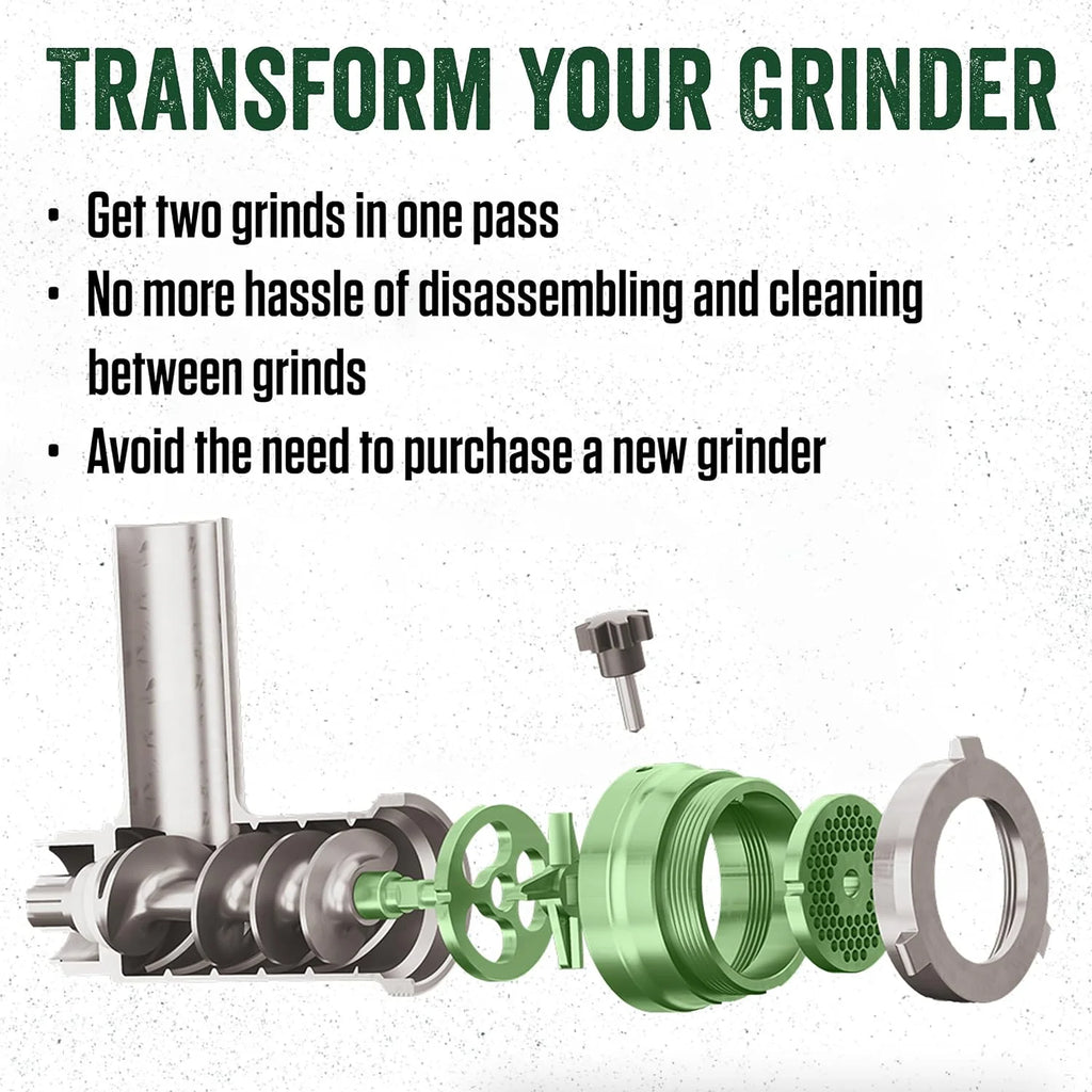 Stainless Steel Meat Grinder Attachment G418998