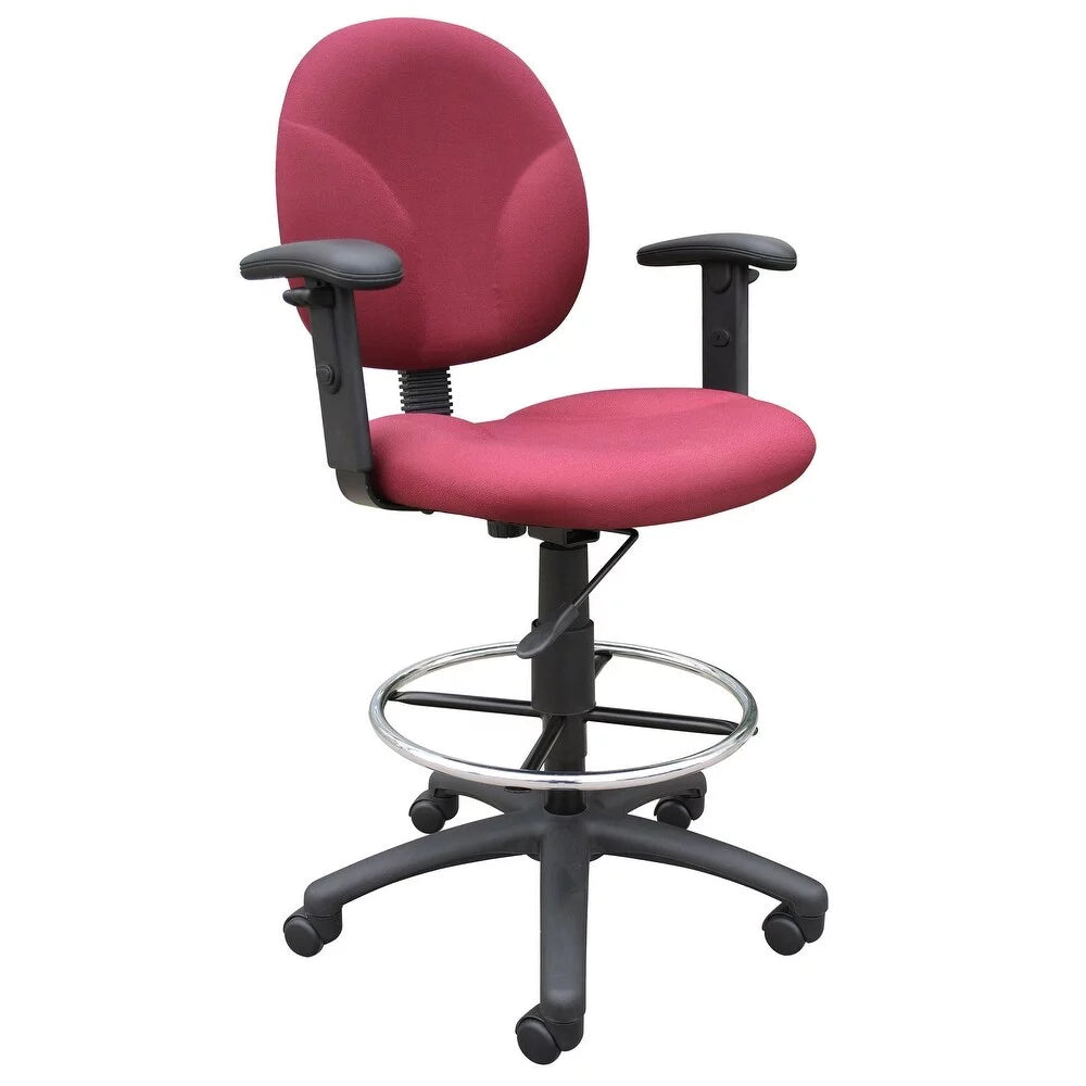Black Adjustable Drafting Stool F78866