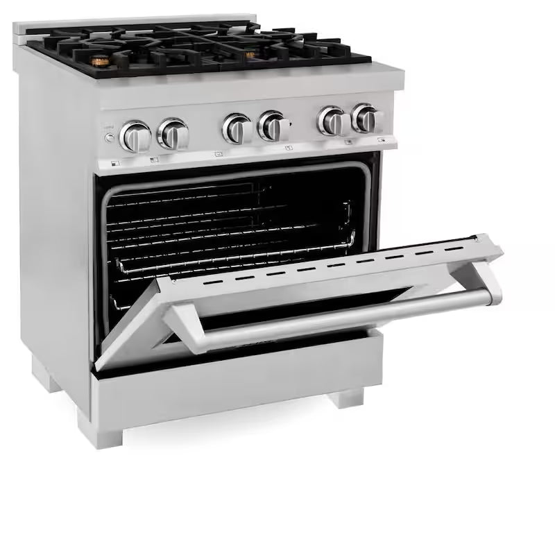 4 Burner Dual Fuel Range with Griddle R474