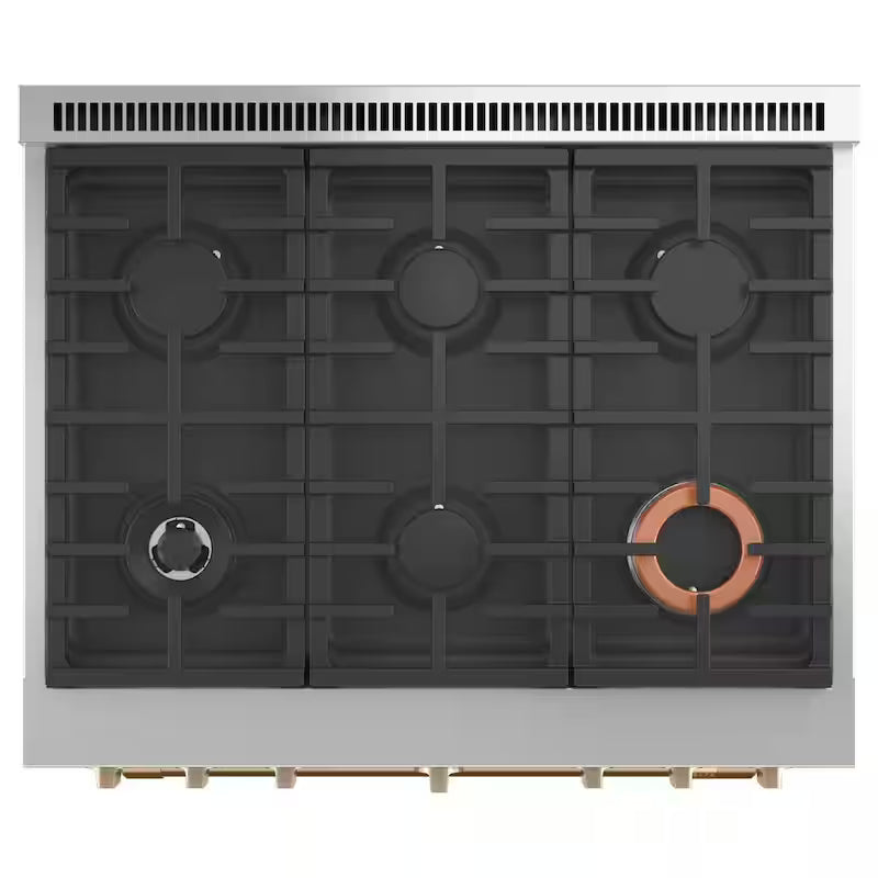 6 Burner Smart Slide-In Gas Range with Air Fry and Convection Y165008