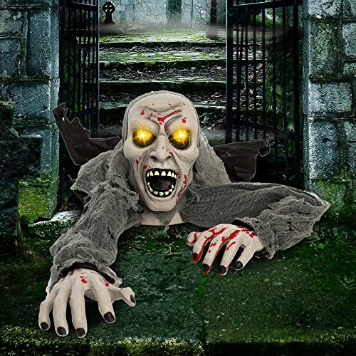 Sound Activated Halloween Groundbreaker Crawling Doll G598
