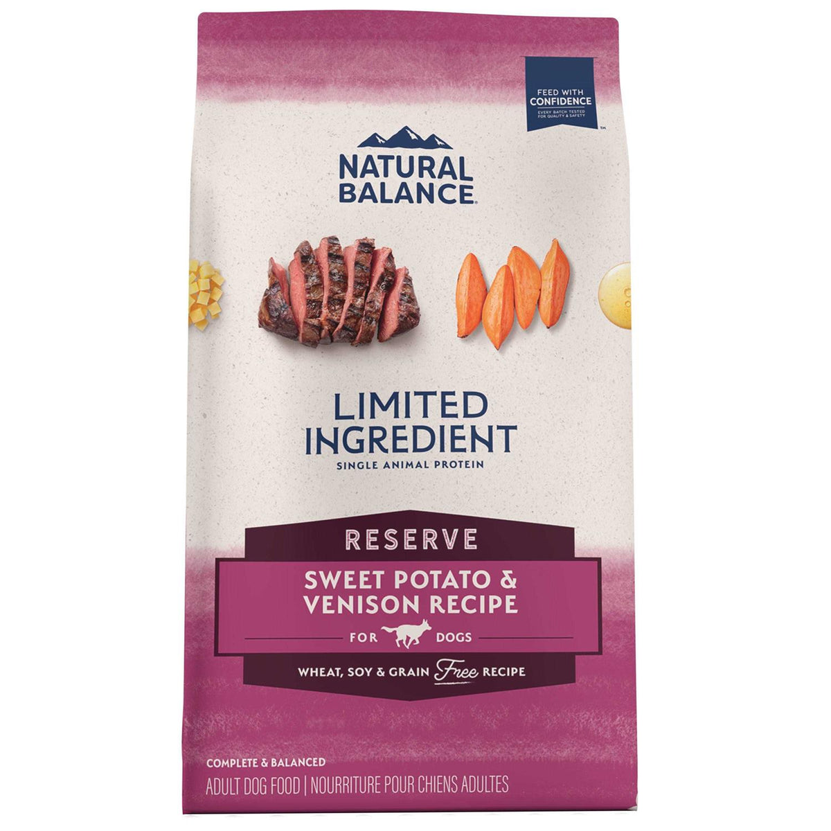 Sweet Potato Venison Dry Dog Food S29583