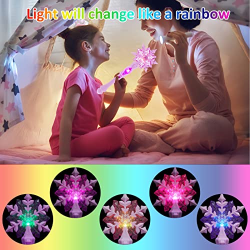 Glow Snowflake Fairy Wand with Sound, 12.59 Inch C855305