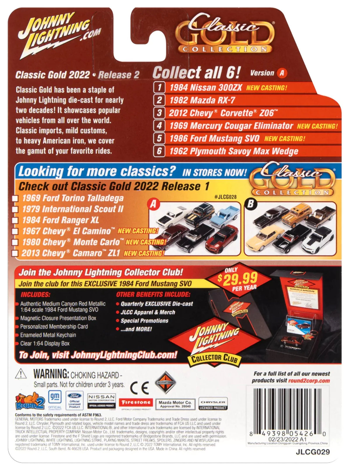 1:64 Diecast 6-Car Set O83213