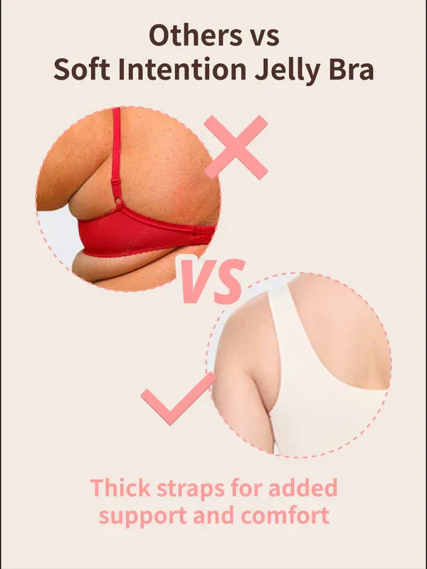 Wire-Free Antibacterial Jelly Bra Y70449