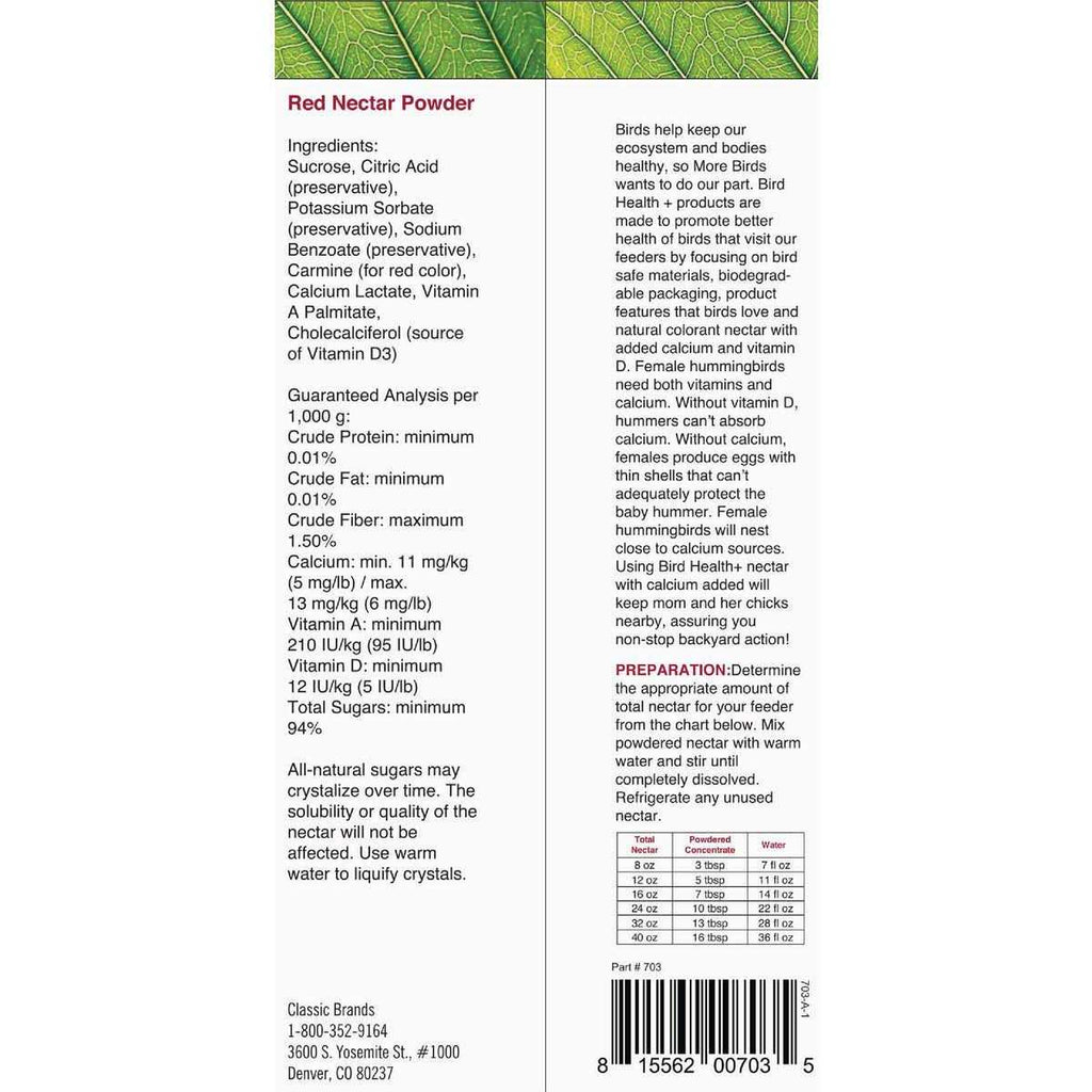 Hummingbird Nectar Powder Concentrate G956927