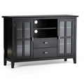 Black Wood TV Media Stand X6026