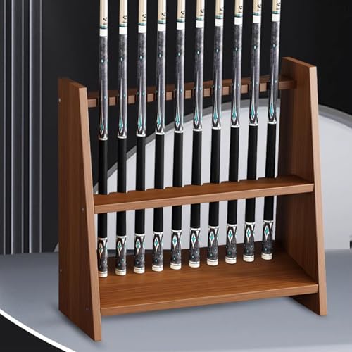 White Portable Pool Cue Rack Stand A478