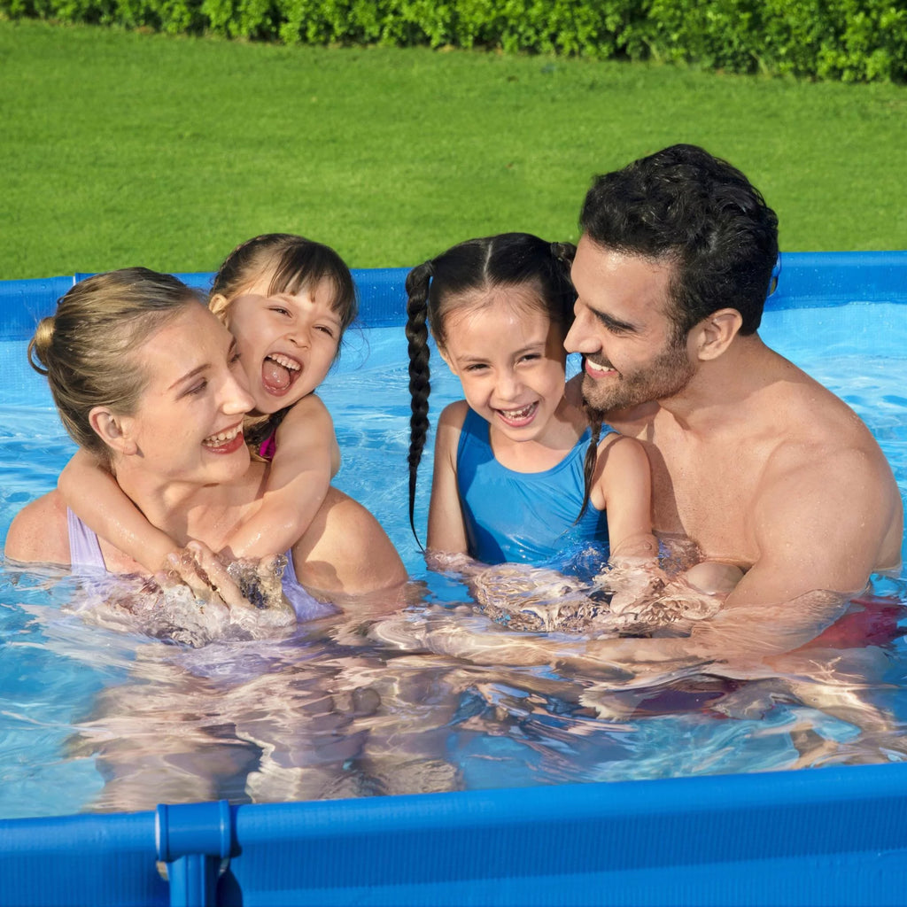 Steel Pro Rectangular Above Ground Swimming Pool Set A560