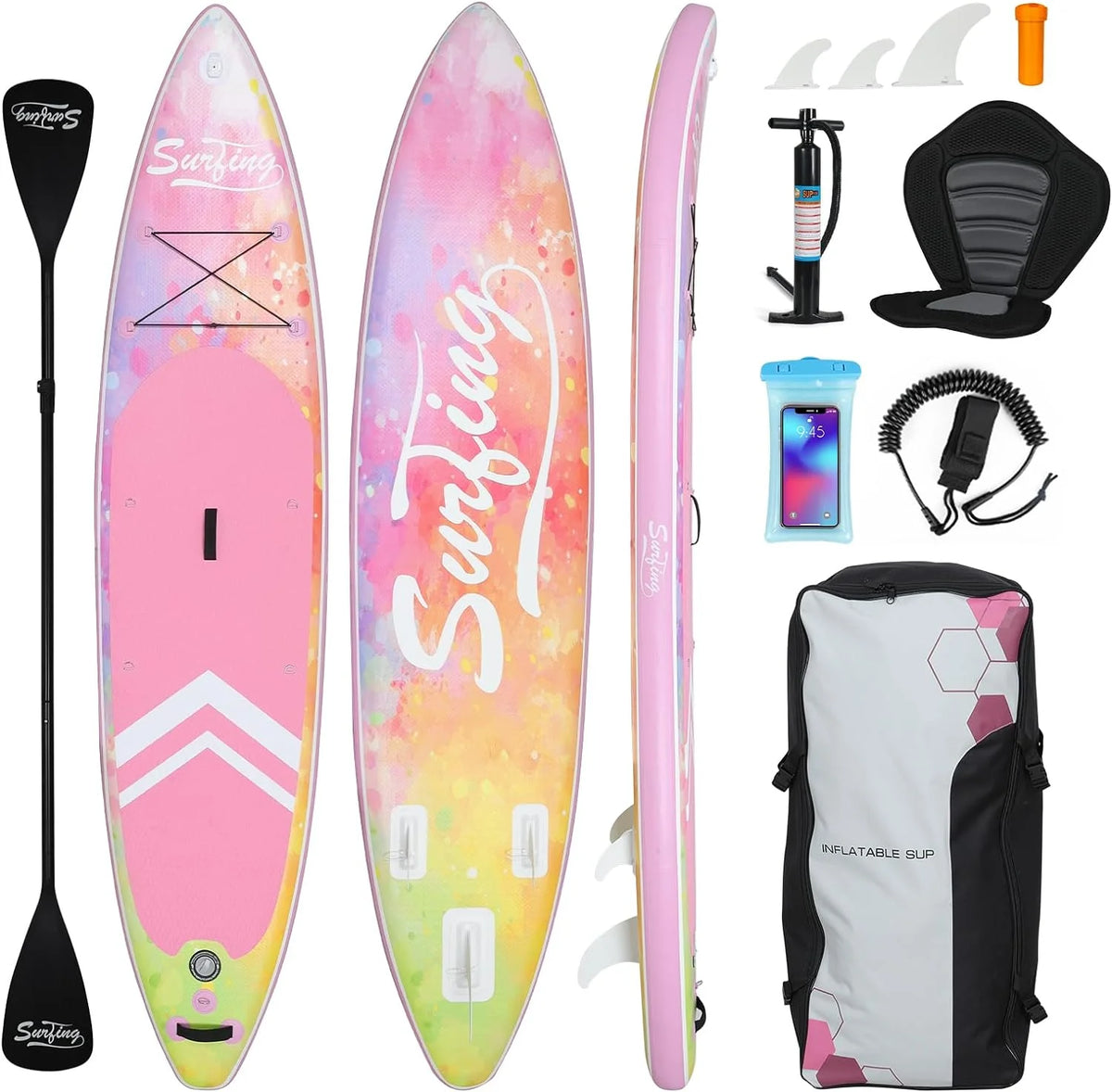 Inflatable Stand Up Paddle Board 11' with Backpack I261981