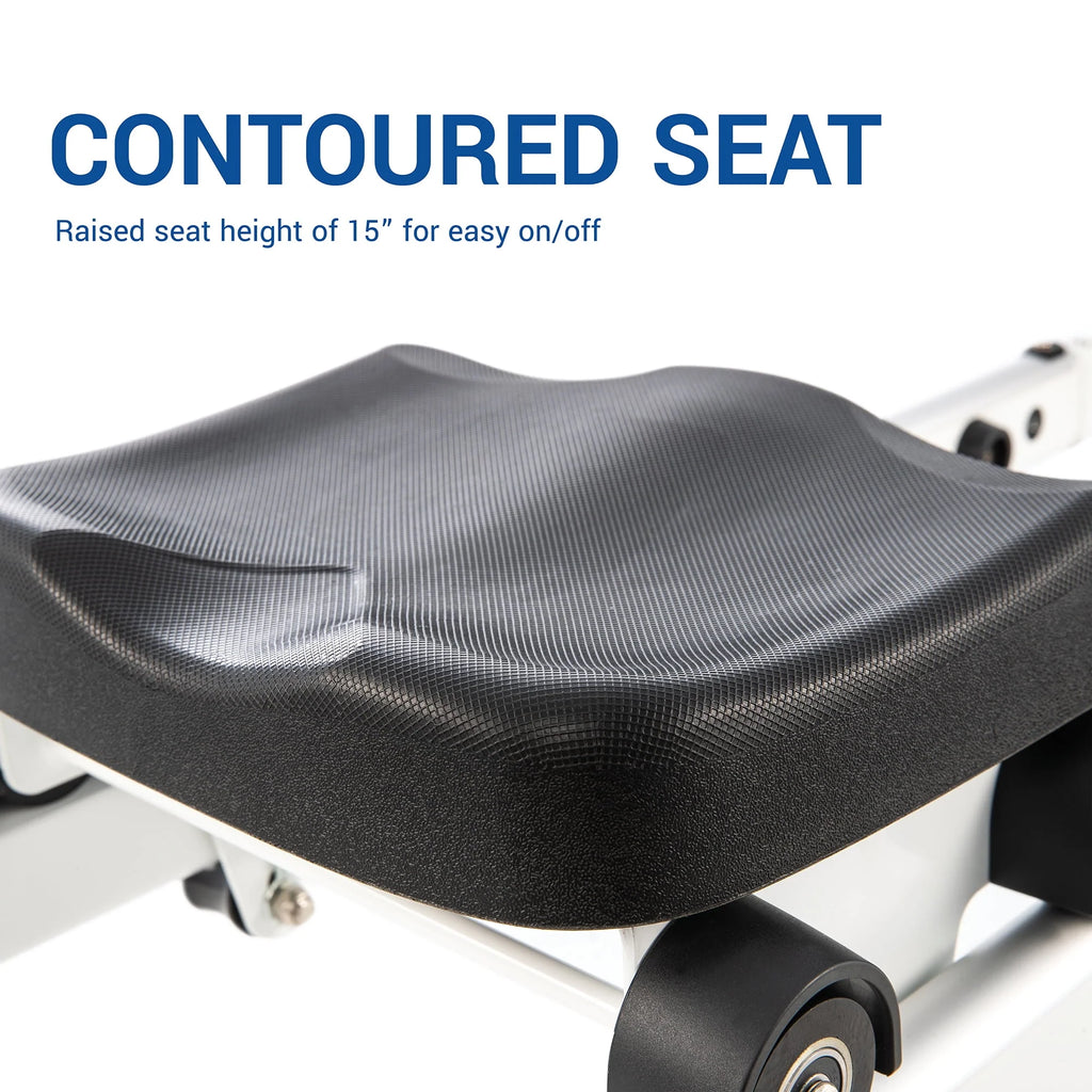 Water Rowing Machine with 6 Resistance Levels and LCD Display G693