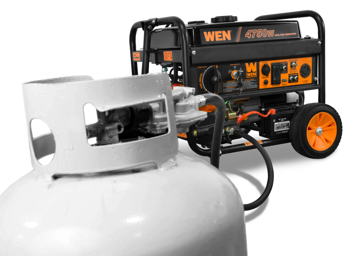 4,750/3,800-Watt Dual Fuel Portable Generator with Wheel Kit D52260