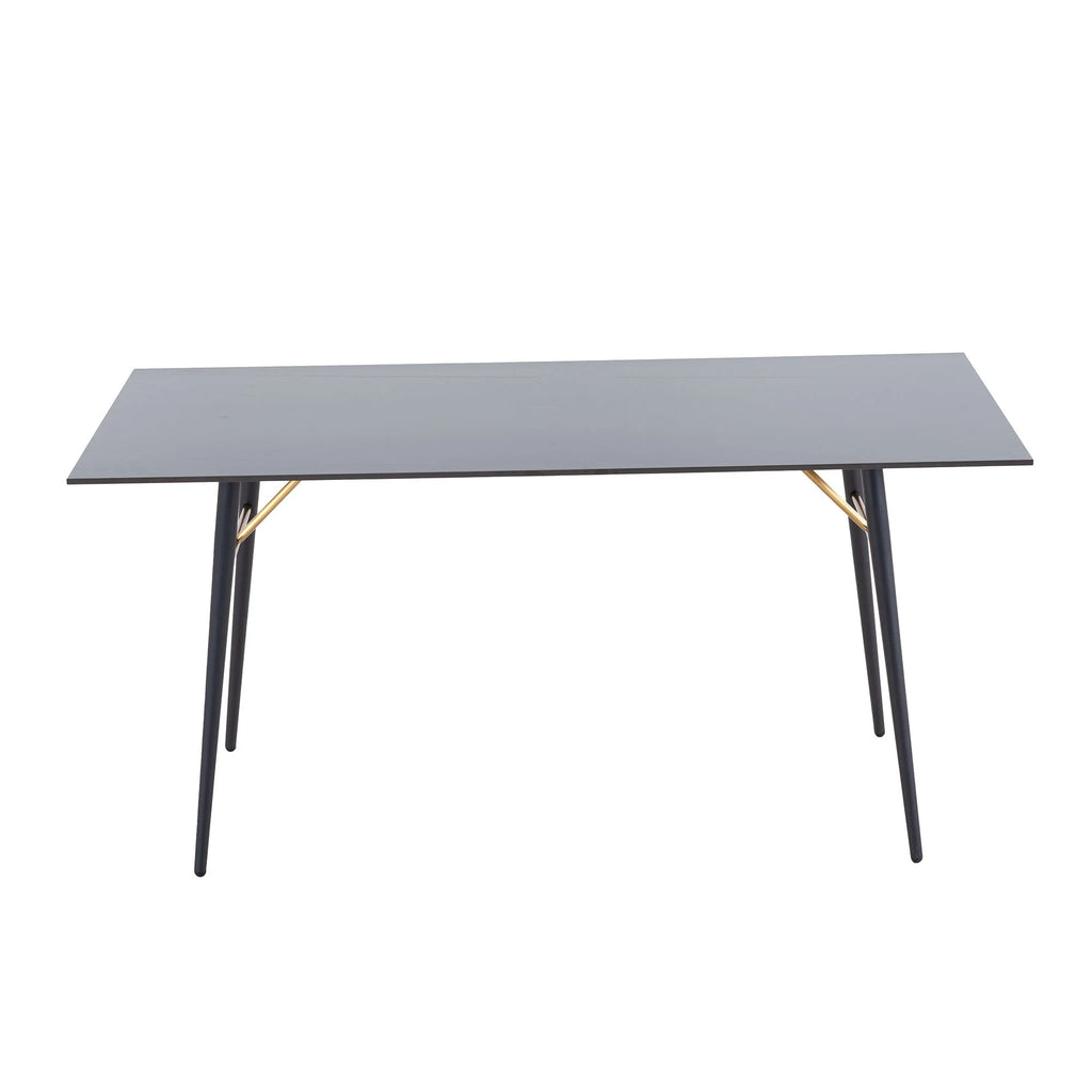 Black 70inch Ceramic Tile Dining Table H209