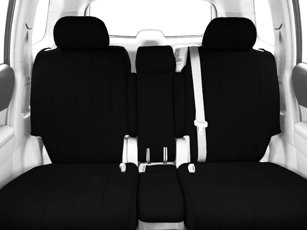 Black NeoSupreme Split Bench Seat Covers Z951