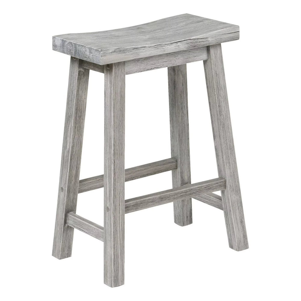 Gray Wooden Counter Stool Q5751